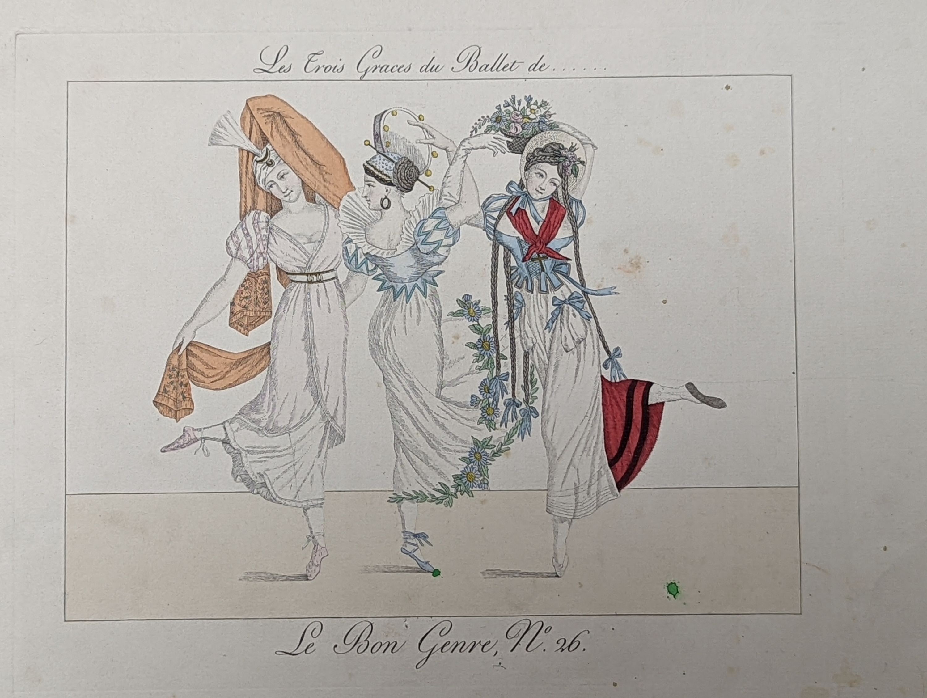 A folio of assorted antique prints